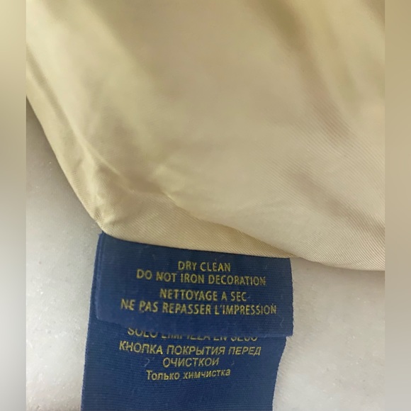 Y2k Preppy Ralph Lauren Rugby Yellow Wool Blazer - Picture 12 of 12